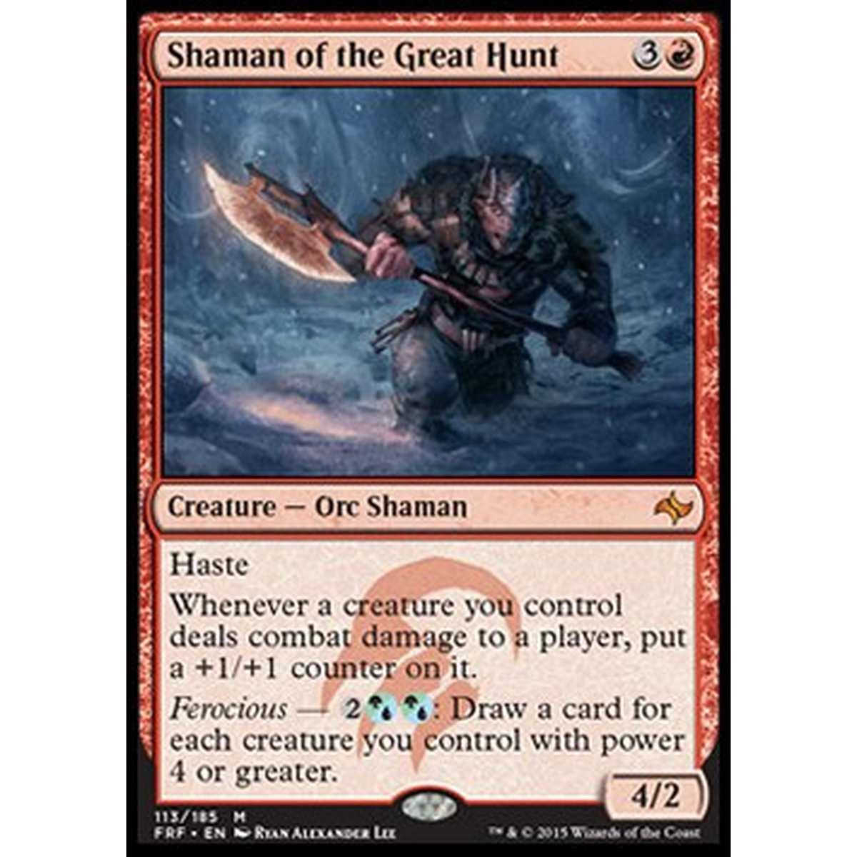 Shaman of the Great Hunt - Sciamano della Grande Caccia - [FRF] [NM] [Foil]