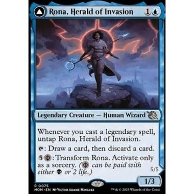 Rona, Herald of Invasion // Rona, Tolarian Obliterator - Rona, Herald of Invasion // Rona, Tolarian Obliterator - [MOM] [NM]