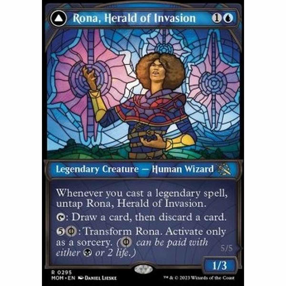Rona, Herald of Invasion // Rona, Tolarian Obliterator - Rona, Herald of Invasion // Rona, Tolarian Obliterator - [XMOM] [NM]