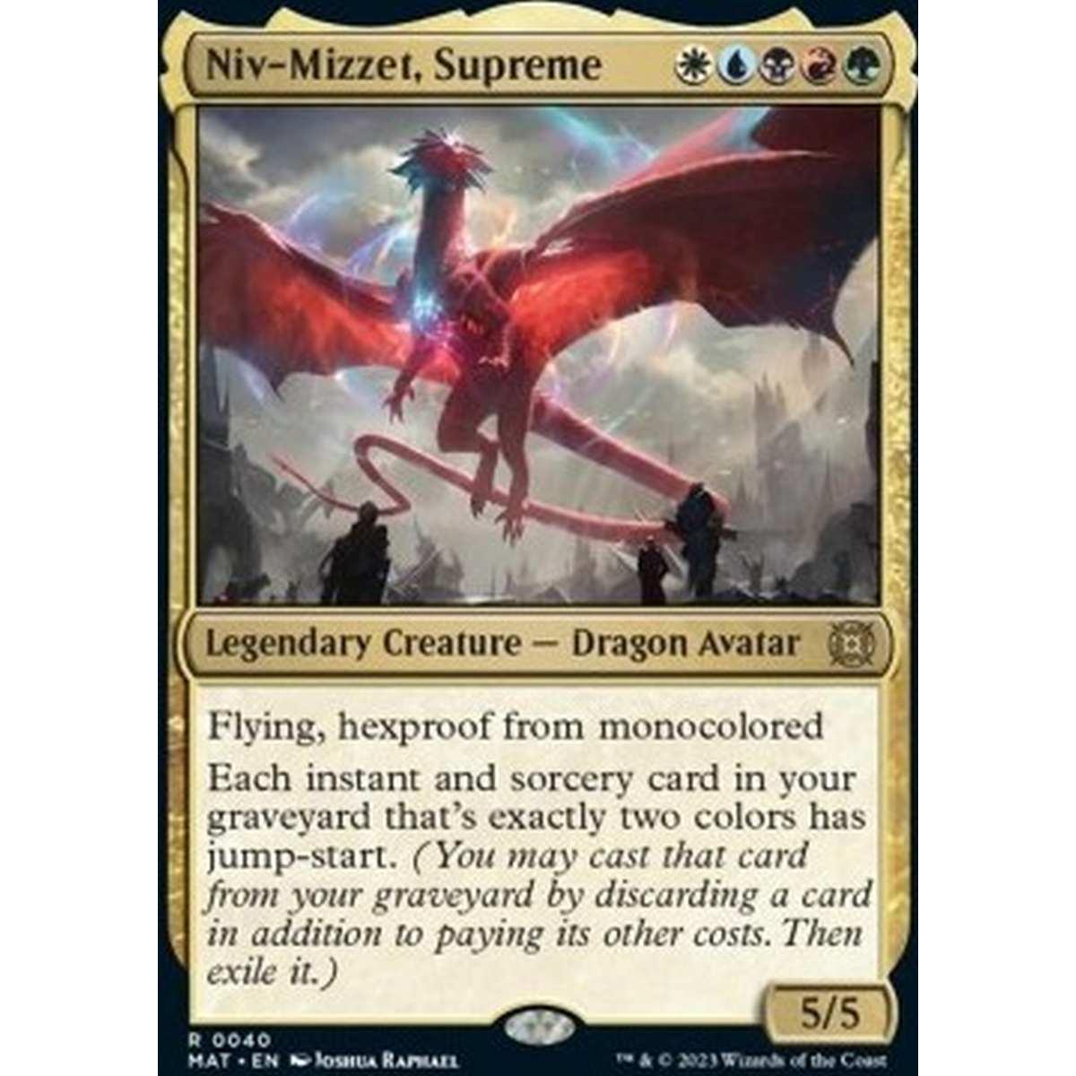 Niv-Mizzet, Supreme - Niv-Mizzet, Supreme - [MAT] [NM] [Foil]