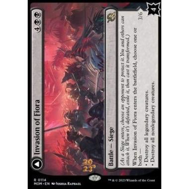 Invasion of Fiora // Marchesa, Resolute Monarch (V.1) - Invasione di Fiora // Marchesa, Monarca Risoluta (V.1) - [PMOM] [NM] [Foil]