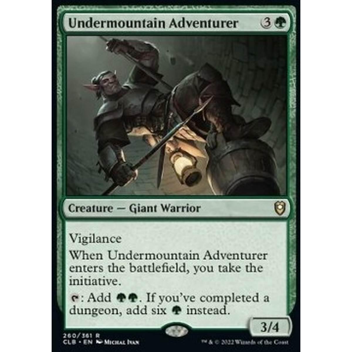Undermountain Adventurer - Undermountain Adventurer - [CLB] [NM]