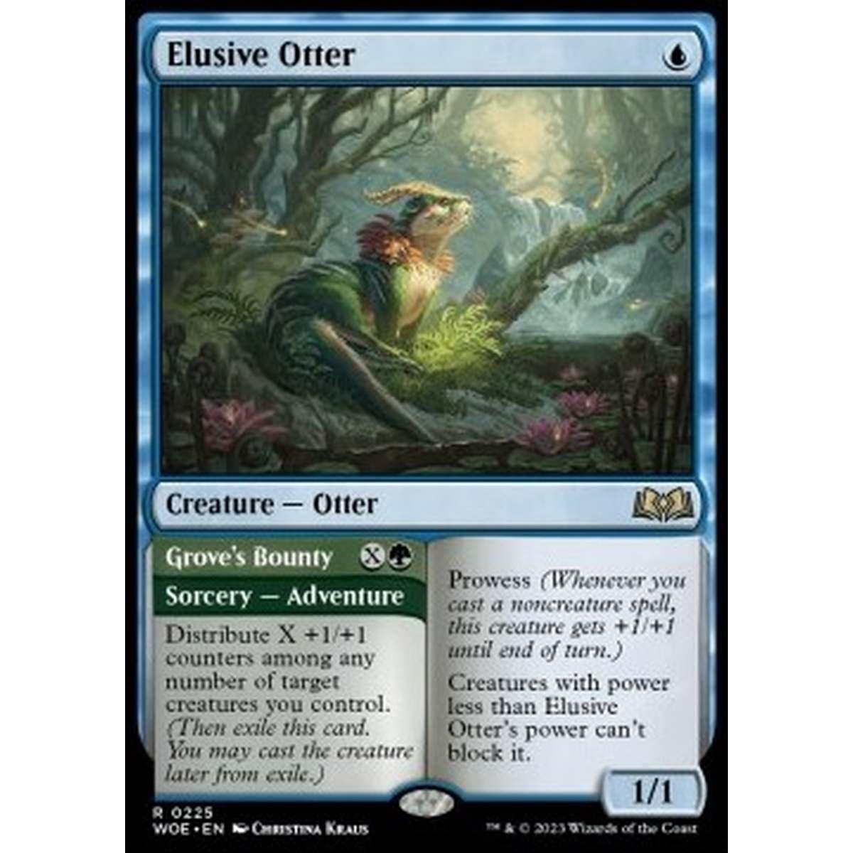 Elusive Otter // Grove's Bounty - Elusive Otter // Grove's Bounty - [WOE] [NM] [Foil]