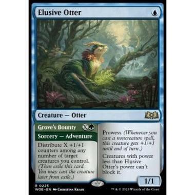 Elusive Otter // Grove's Bounty - Elusive Otter // Grove's Bounty - [WOE] [NM] [Foil]