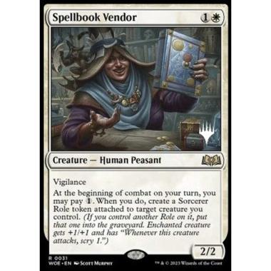 Spellbook Vendor (V.2) - Spellbook Vendor (V.2) - [PWOE] [NM] [Foil]