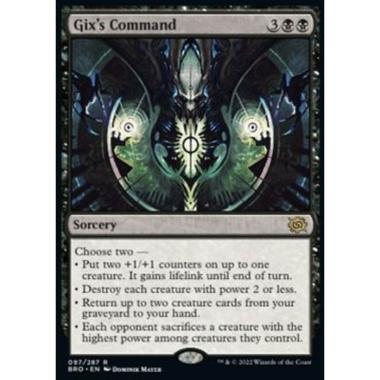 Gix's Command - Gix's Command - [BRO] [NM] [Foil]