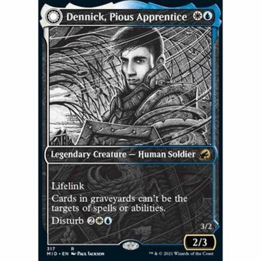 Dennick, Pious Apprentice // Dennick, Pious Apparition - Dennick, Apprendista Devoto // Dennick, Apparizione Devota - [XMID] [NM] [Foil]