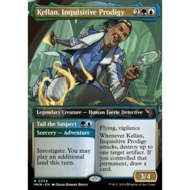 Kellan, Inquisitive Prodigy // Tail the Suspect - Kellan, Inquisitive Prodigy // Tail the Suspect - [XMKM] [NM] [Foil]