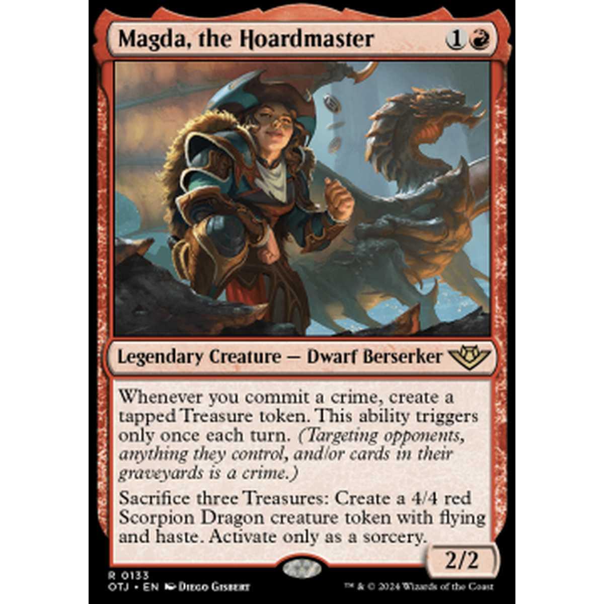 Magda, the Hoardmaster - Magda, the Hoardmaster - [OTJ] [NM] [Foil]