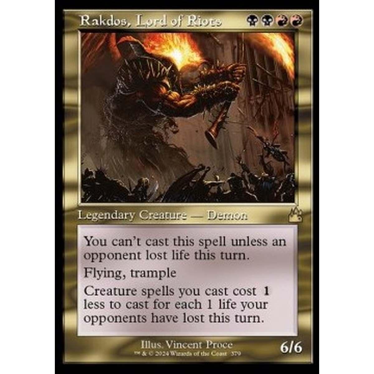 Rakdos, Lord of Riots (V.1) - Rakdos, Lord of Riots (V.1) - [XRVR] [NM] [Foil]