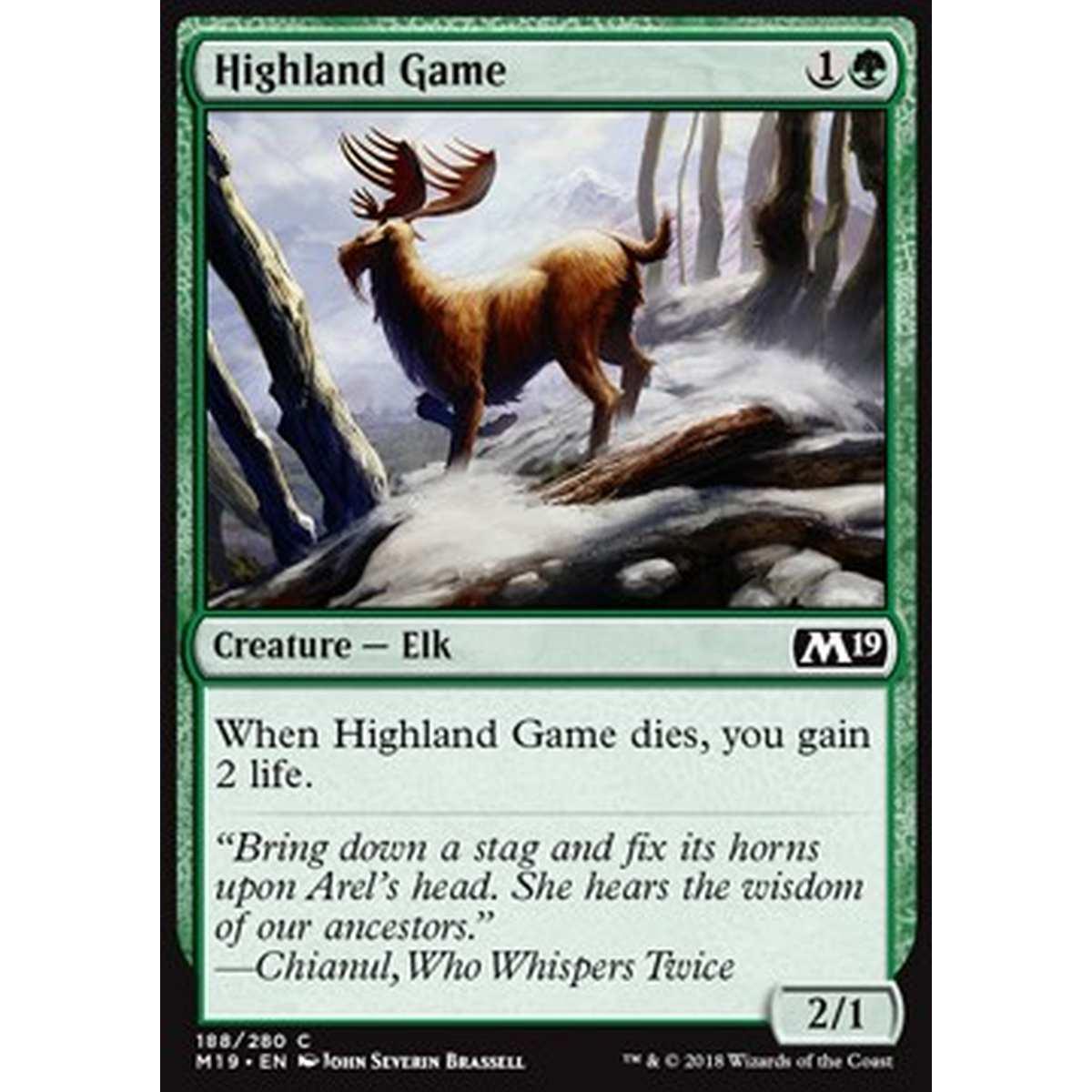 Highland Game - Preda dell'Altopiano - [M19] [NM]