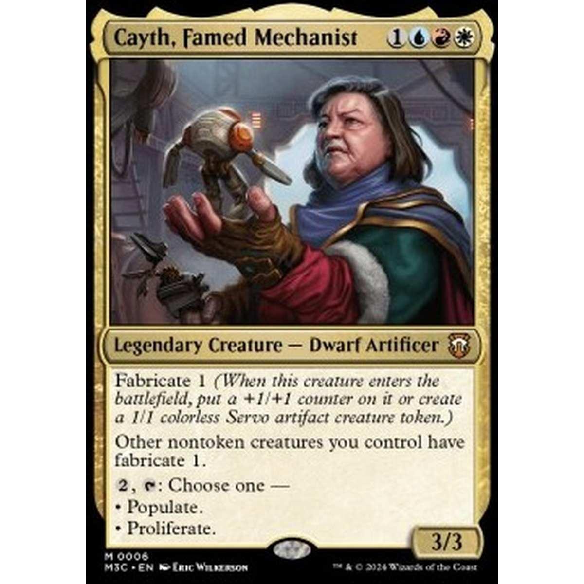 Cayth, Famed Mechanist - Cayth, Famed Mechanist - [M3C] [NM] [Foil]