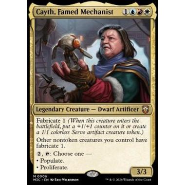 Cayth, Famed Mechanist - Cayth, Famed Mechanist - [M3C] [NM] [Foil]