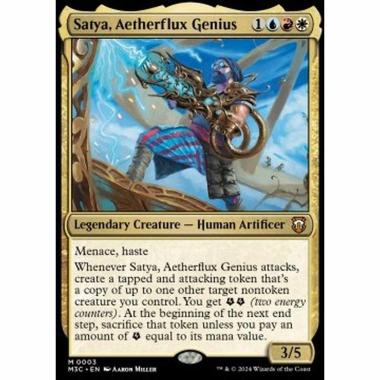 Satya, Aetherflux Genius - Satya, Aetherflux Genius - [M3C] [NM] [Foil]