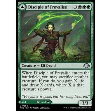Disciple of Freyalise // Garden of Freyalise - Disciple of Freyalise // Garden of Freyalise - [MH3] [NM] [Foil]