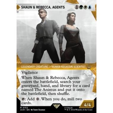 Shaun & Rebecca, Agents (V.1) - Shaun & Rebecca, Agents (V.1) - [XACR] [NM] [Foil]
