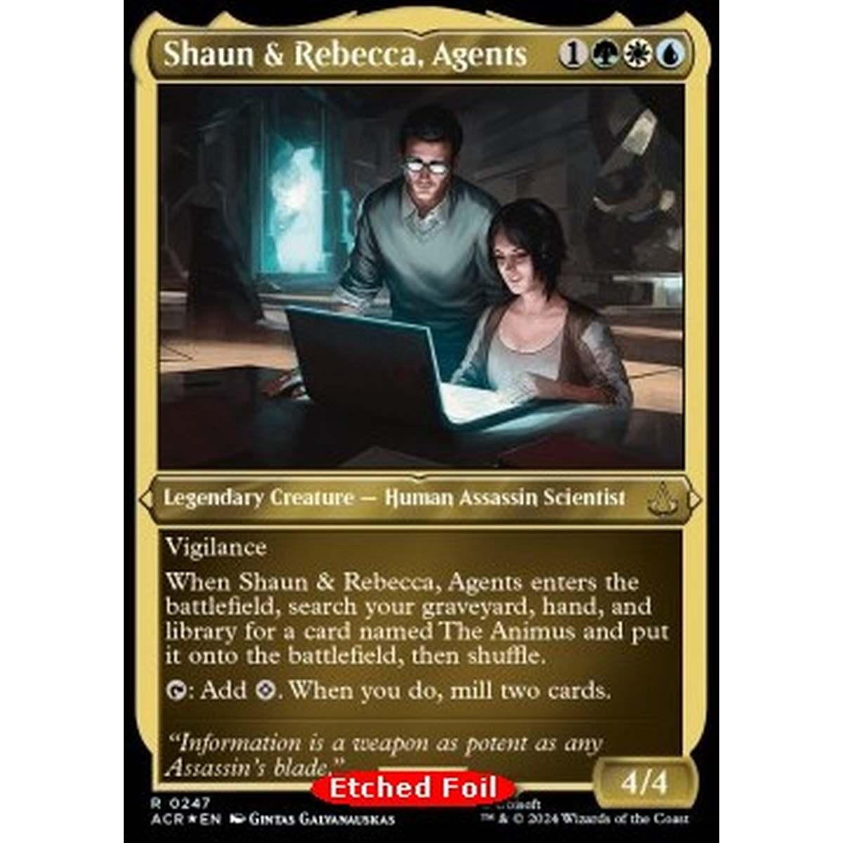 Shaun & Rebecca, Agents (V.2) - Shaun & Rebecca, Agents (V.2) - [XACR] [NM] [Foil]