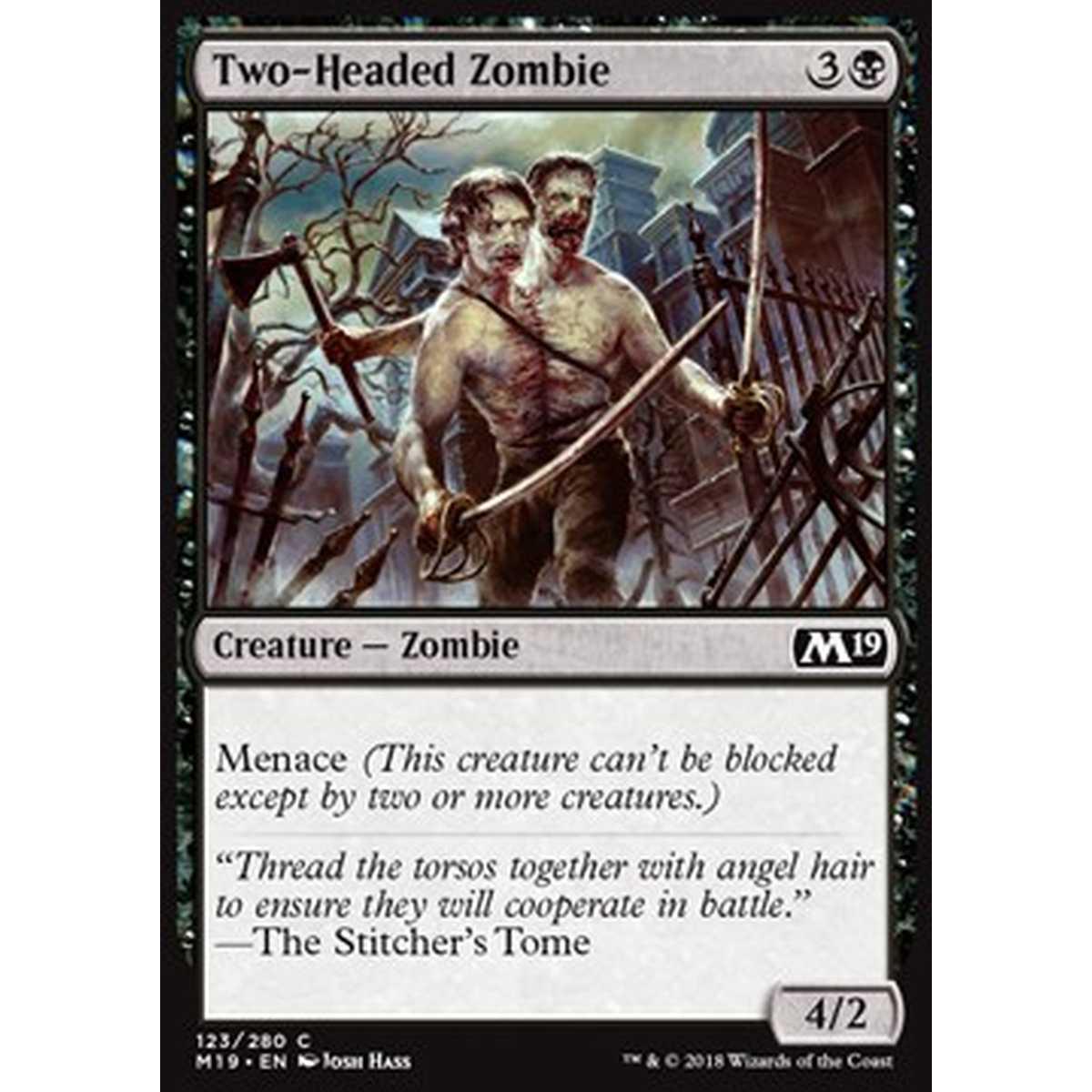 Two-Headed Zombie - Zombie Bicefalo - [M19] [NM]