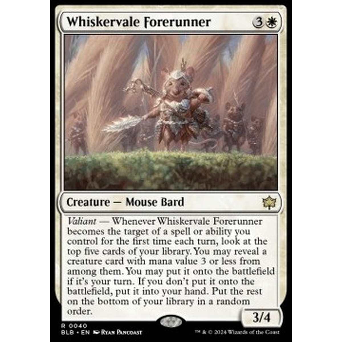 Whiskervale Forerunner - Whiskervale Forerunner - [BLB] [NM] [Foil]