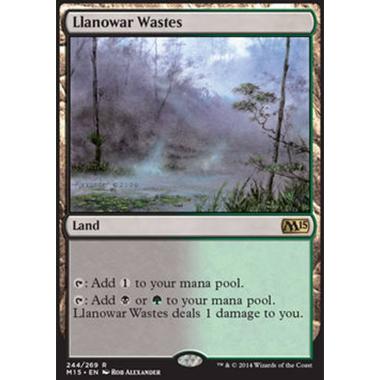 Llanowar Wastes - Distese di Llanowar - [M15] [EX]