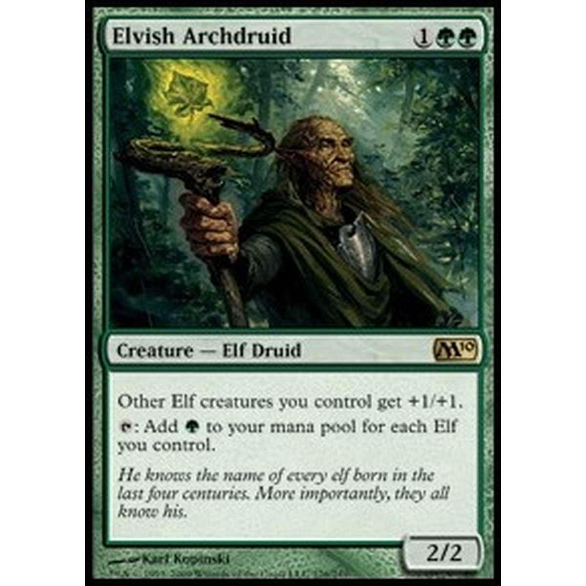 Elvish Archdruid - Arcidruido Elfico - [M10] [LP]