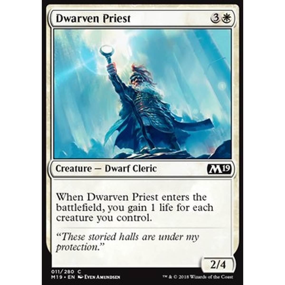 Dwarven Priest - Sacerdote dei Nani - [M19] [NM]