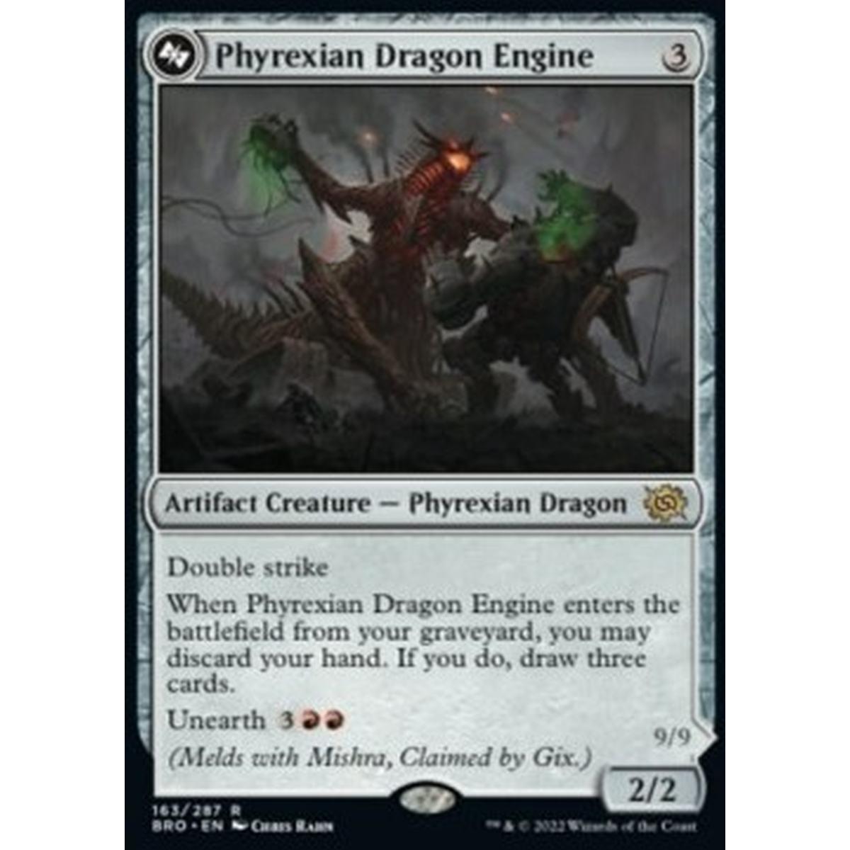 Phyrexian Dragon Engine // Mishra, Lost to Phyrexia - Drago Meccanico di Phyrexia // Mishra, Sottratto da Phyrexia - [BRO] [NM]