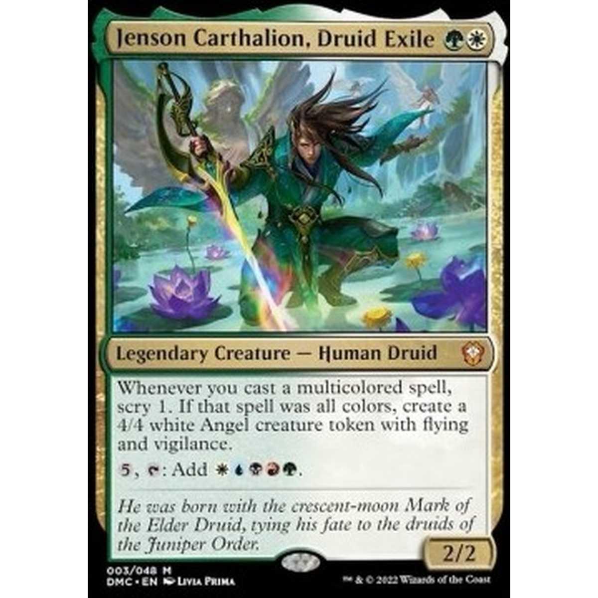 Jenson Carthalion, Druid Exile - Jenson Carthalion, Druid Exile - [DMC] [NM] [Foil]