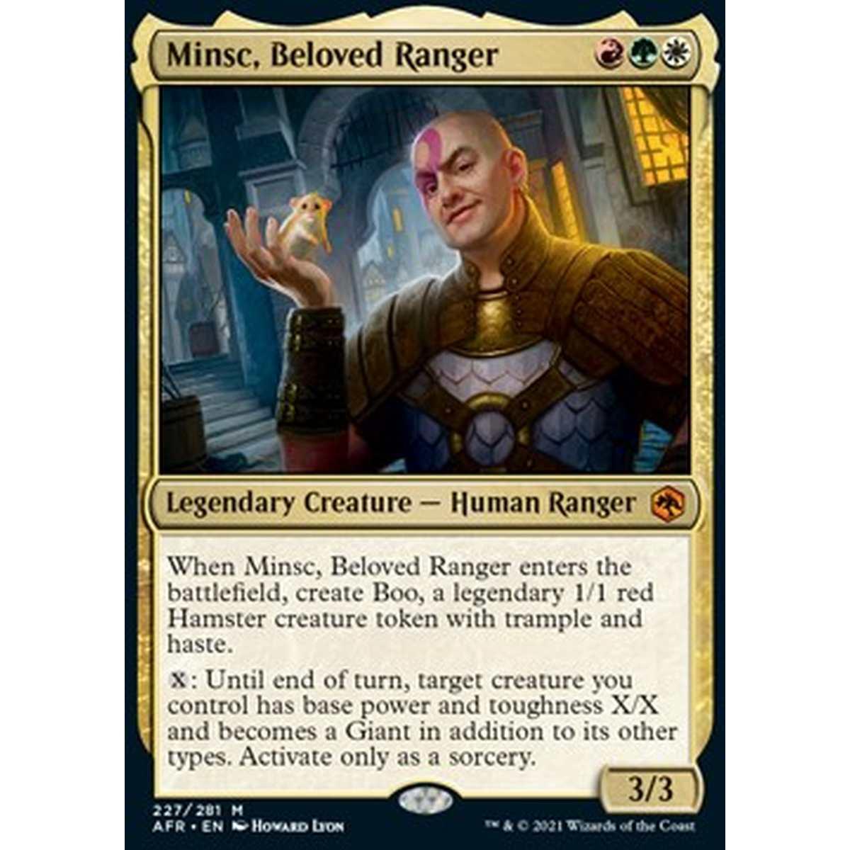 Minsc, Beloved Ranger - Minsc, Beloved Ranger - [AFR] [NM]
