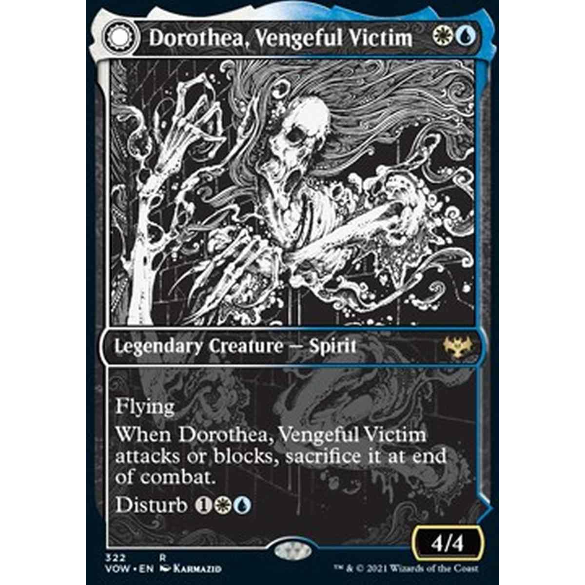 Dorothea, Vengeful Victim // Dorothea's Retribution - Dorothea, Vittima Vendicativa // Castigo di Dorothea - [XVOW] [NM] [Foil]