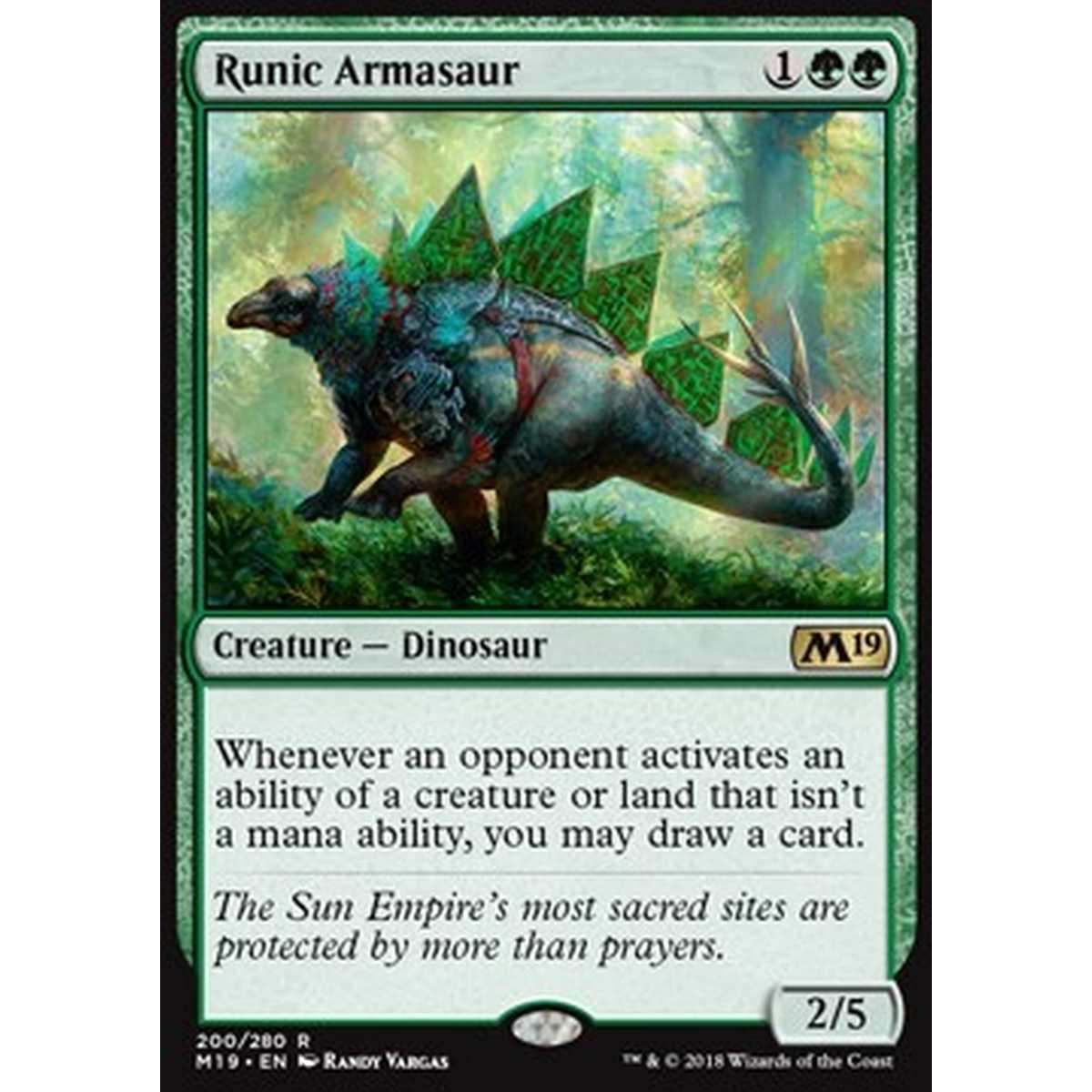 Runic Armasaur - Runic Armasaur - [M19] [NM]