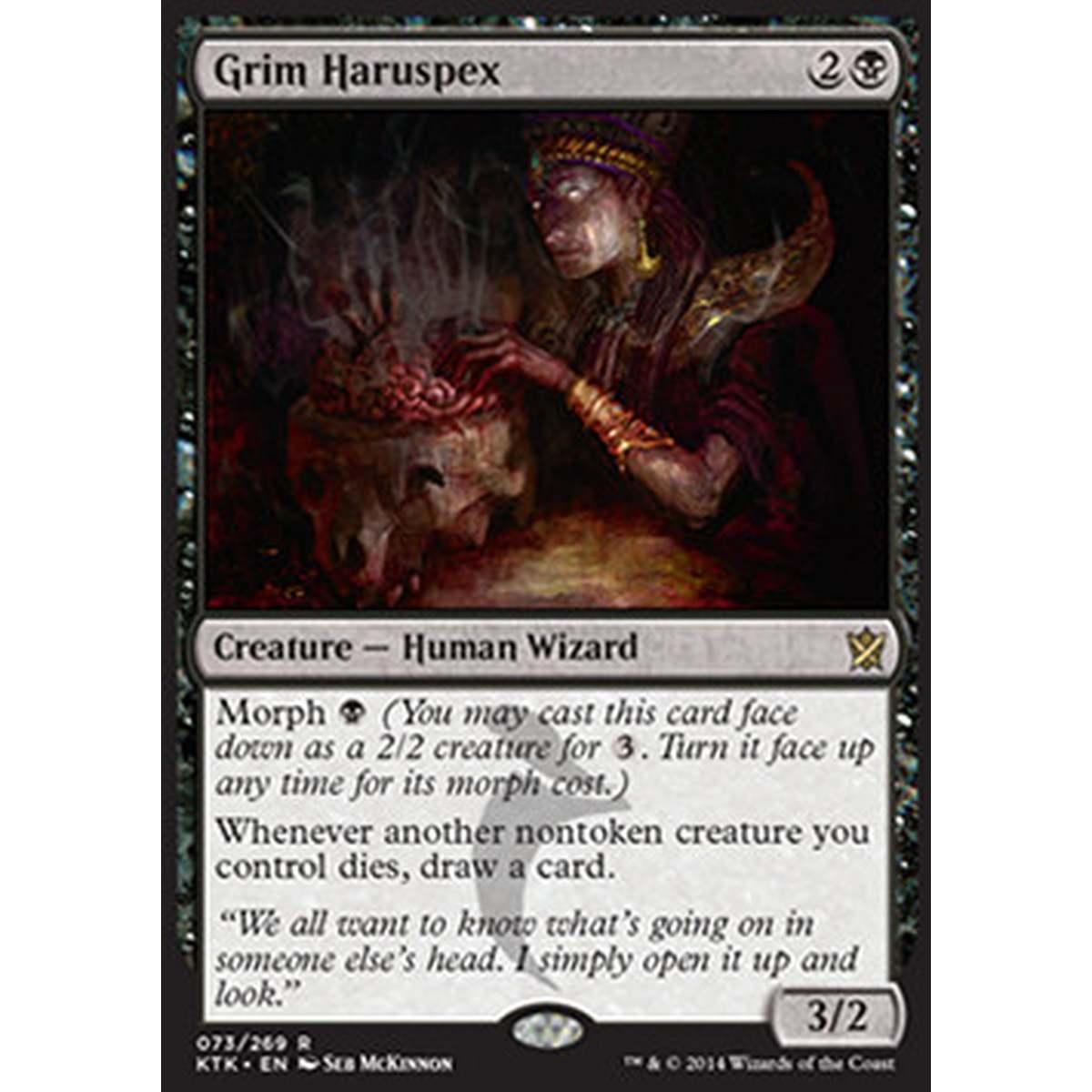 Grim Haruspex - Aruspice Macabra - [KTK] [NM] [Foil]