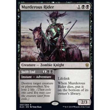 Murderous Rider // Swift End - Cavalcante Omicida // Fine Repentina - [ELD] [NM] [Foil]