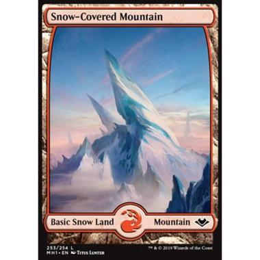 Snow-Covered Mountain - Snow-Covered Mountain - [MH1] [NM] [Foil]