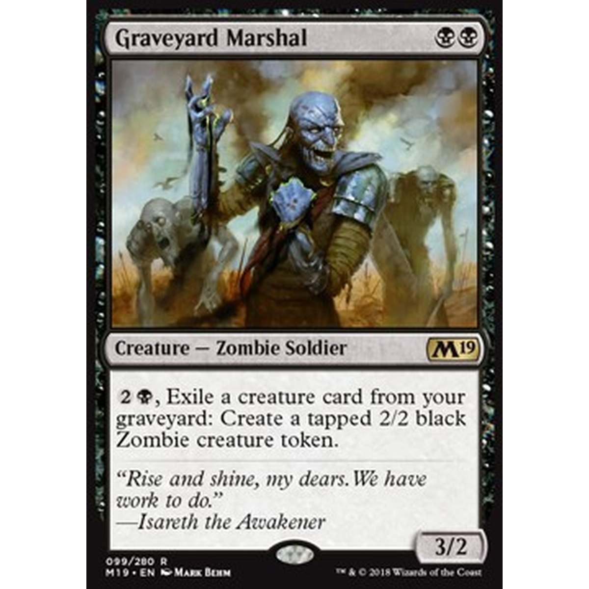 Graveyard Marshal - Maresciallo del Cimitero - [M19] [NM] [Foil]