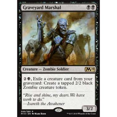 Graveyard Marshal - Maresciallo del Cimitero - [M19] [NM] [Foil]