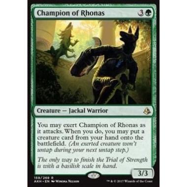 Champion of Rhonas - Campionessa di Rhonas - [AKH] [NM] [Foil]