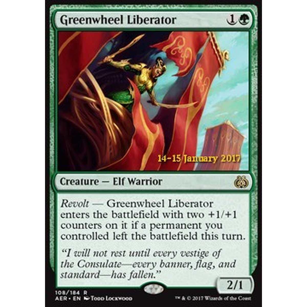 Greenwheel Liberator - Liberatrice di Verderuota - [PAER] [NM] [Foil]