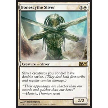 Bonescythe Sliver - Tramutante Ossafalce - [DPP] [NM] [Foil]
