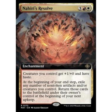 Nahiri's Resolve (V.3) - Nahiri's Resolve (V.3) - [XMAT] [NM] [Foil]