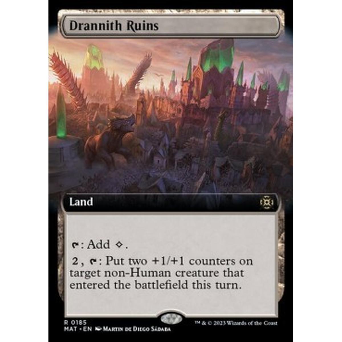 Drannith Ruins (V.3) - Drannith Ruins (V.3) - [XMAT] [NM] [Foil]