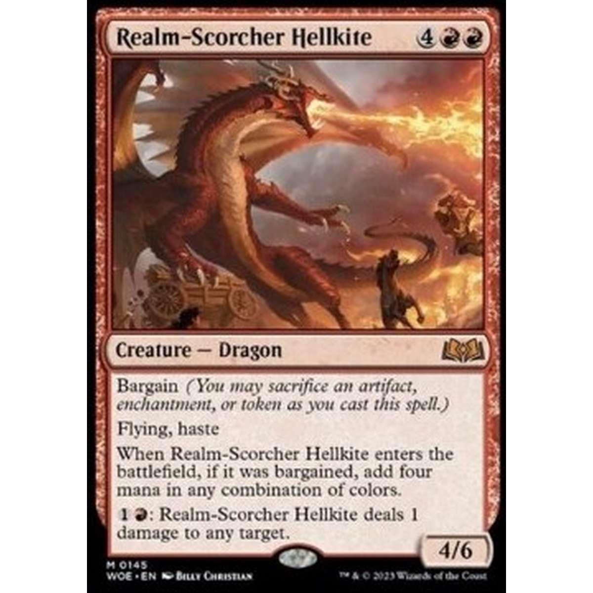 Realm-Scorcher Hellkite - Realm-Scorcher Hellkite - [WOE] [NM] [Foil]