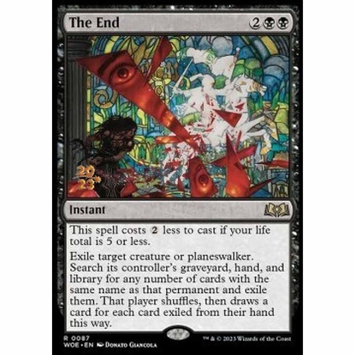 The End (V.1) - La Fine (V.1) - [PWOE] [NM] [Foil]
