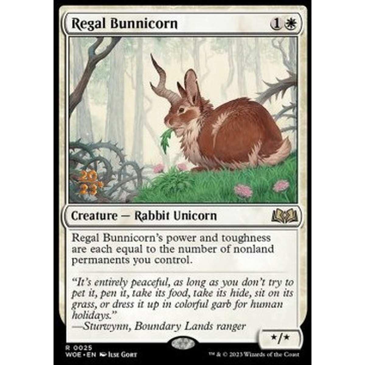 Regal Bunnicorn (V.1) - Leprecorno Regale (V.1) - [PWOE] [NM] [Foil]