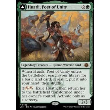 Huatli, Poet of Unity // Roar of the Fifth People - Huatli, Poet of Unity // Roar of the Fifth People - [LCI] [NM]