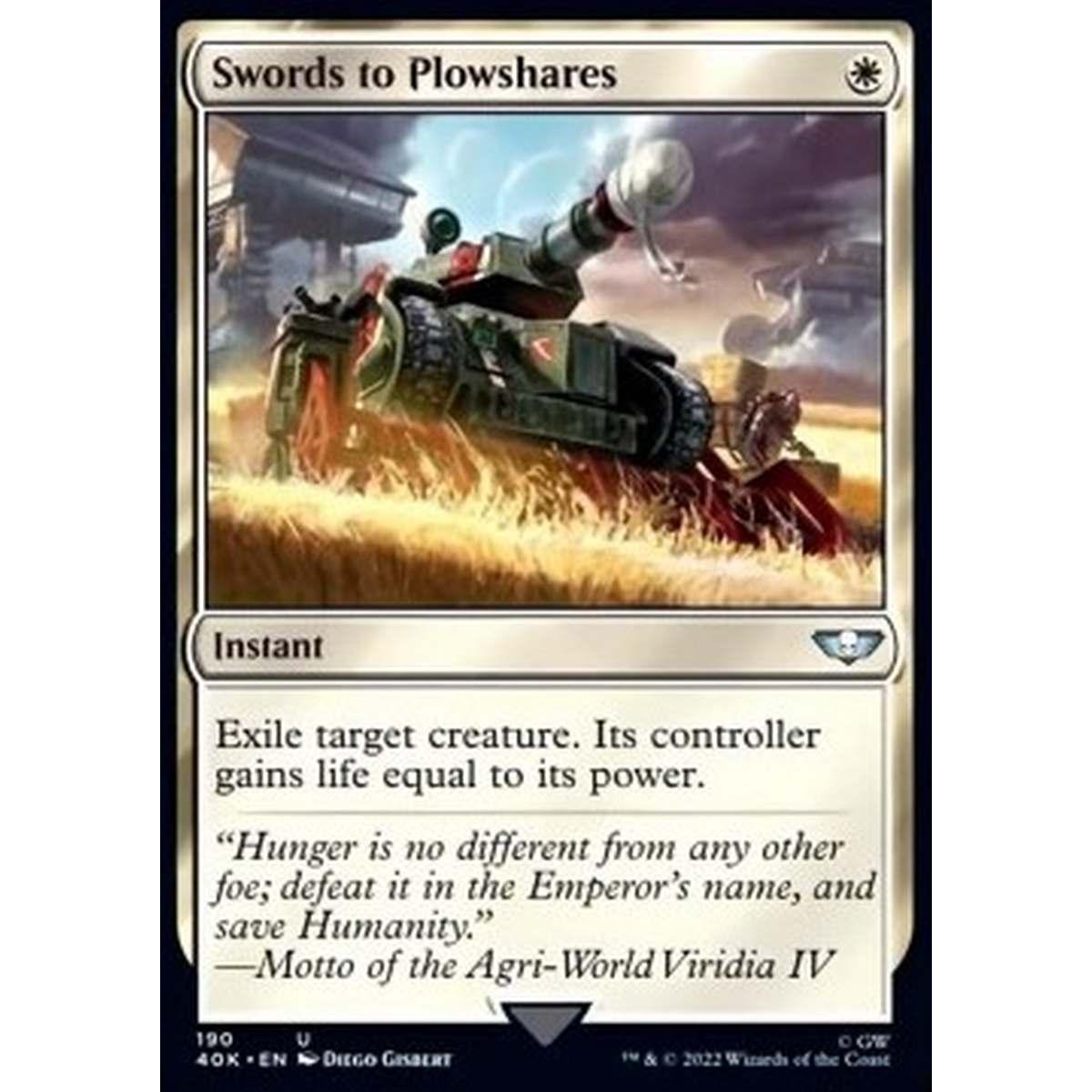 Swords to Plowshares - Swords to Plowshares - [40K] [NM]