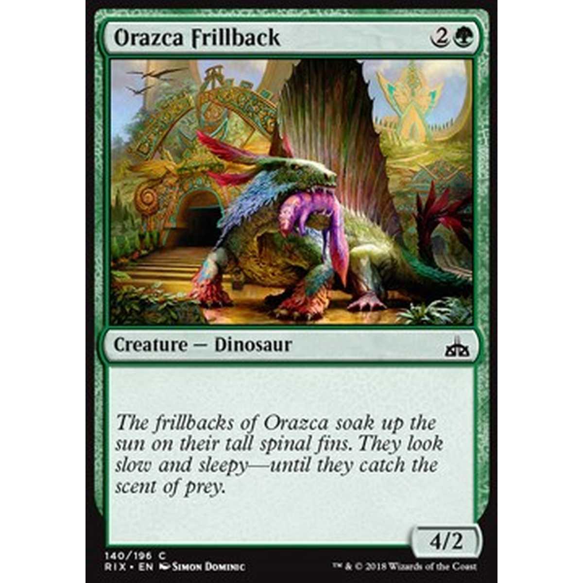 Orazca Frillback - Dorsofrangiato di Orazca - [RIX] [NM]