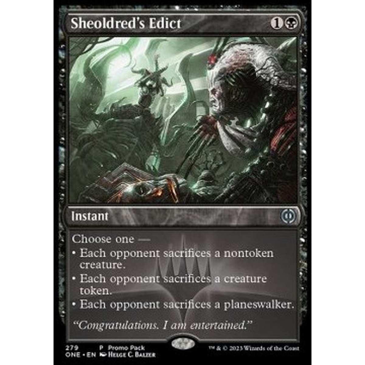 Sheoldred's Edict - Editto di Sheoldred - [PONE] [NM]