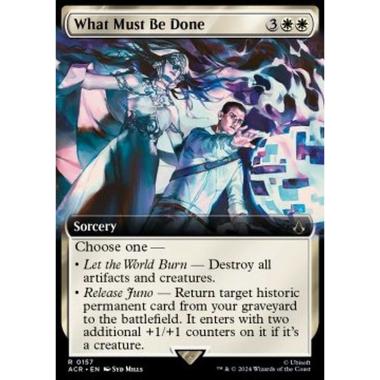 What Must Be Done (V.1) - What Must Be Done (V.1) - [XACR] [NM] [Foil]