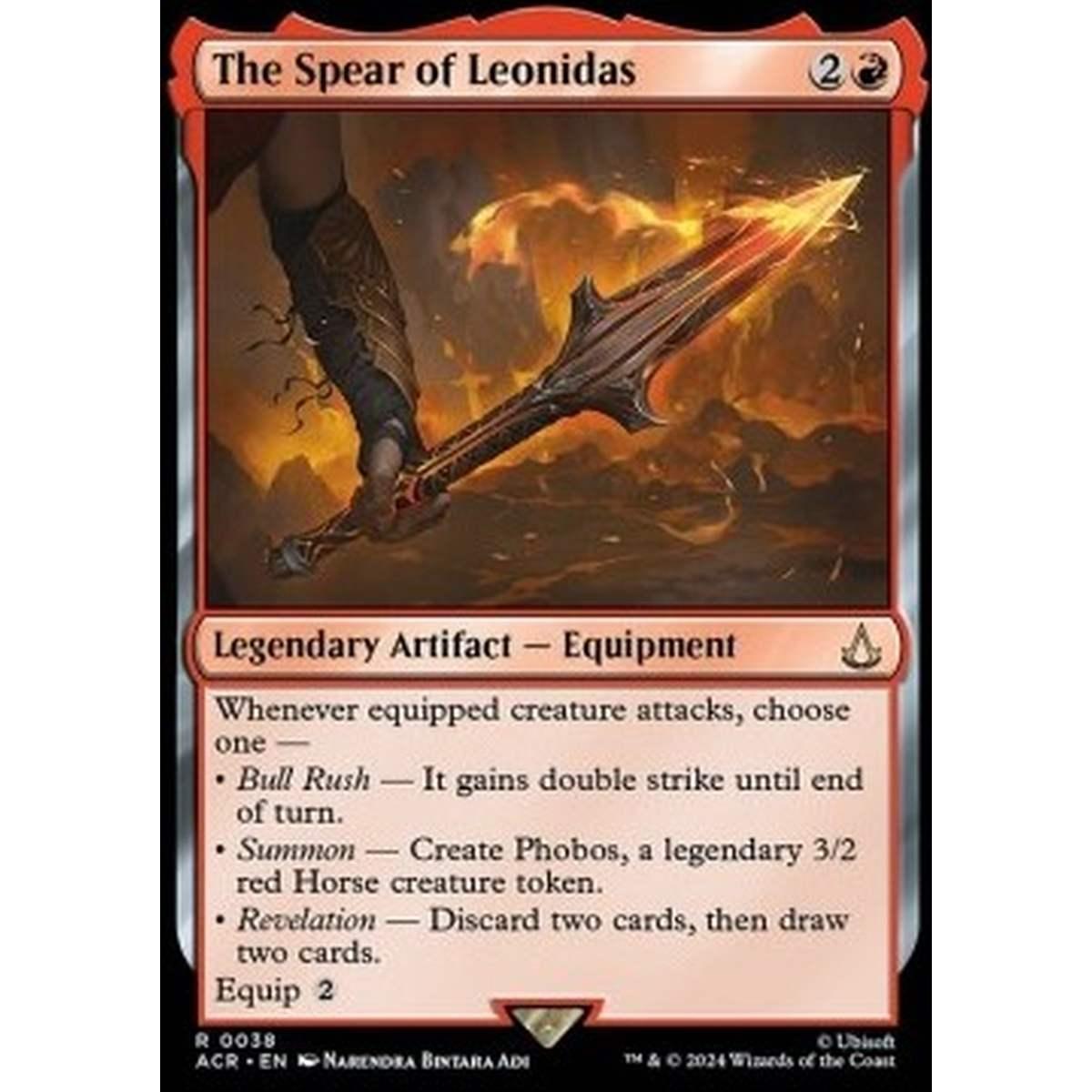 The Spear of Leonidas - The Spear of Leonidas - [ACR] [NM] [Foil]